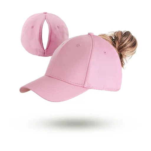 Magnetic Ponytail Cap Pink