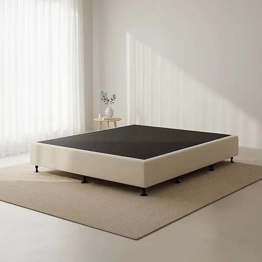 Palermo King Single Ensemble Bed Base Platinum Natural Sand Linen Fabric
