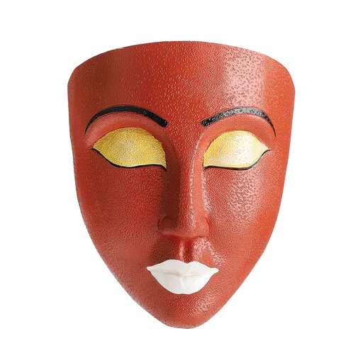 Resin Face Head Flowerpot Resin Wall Mounted Flowerpot for Indoor and Outdoor Garden Wall Decoration