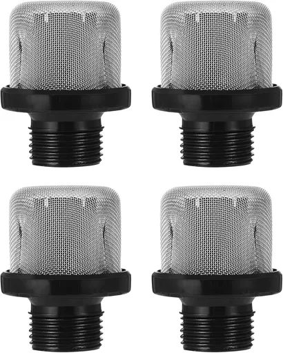 4 Packs 288716 Airless Paint Sprayer Inlet Suction Strainer, 3/4 Inch Thread, Compatible with Magnum X5 LTS15 X7 LTS17 ProX7 ProX17 ProX9 ProX19, Replaces 243-082, 243082, 195697