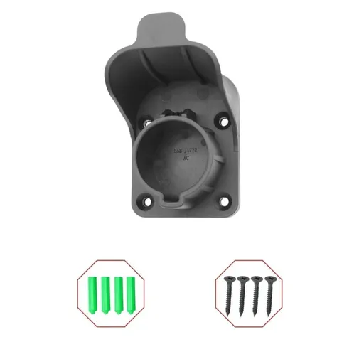 Electric Vehicle Charging Cable Hangers EV Charging Wall Mount Holder for J1772 Charging Cable Organizers Enduring