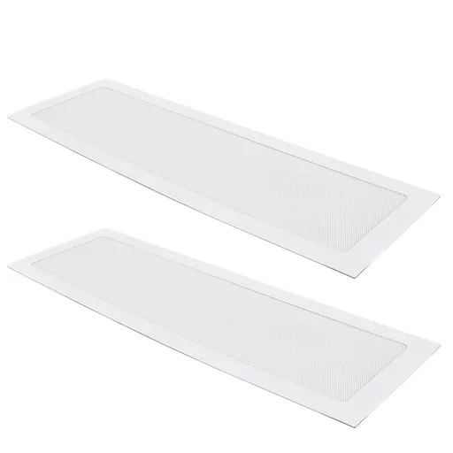 PC Fan Dust Filter Magnetic Frame Fine Mesh PVC Computer Fan Filter Grills for Computer Cooler Fan PSU 4.72x14.17in 2pcs White