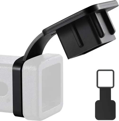 Fits for 2-inch Hitch Cover, Trailer Cover Tube Plug Insert, Car Exterior Accessories, Receiver Black 1