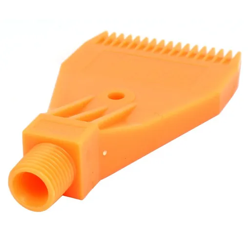 Blowing Wind Nozzle,ABS Single Hole Air Blow Off Flat Jet Nozzle for Blowers Compressed Air Machine Accessory