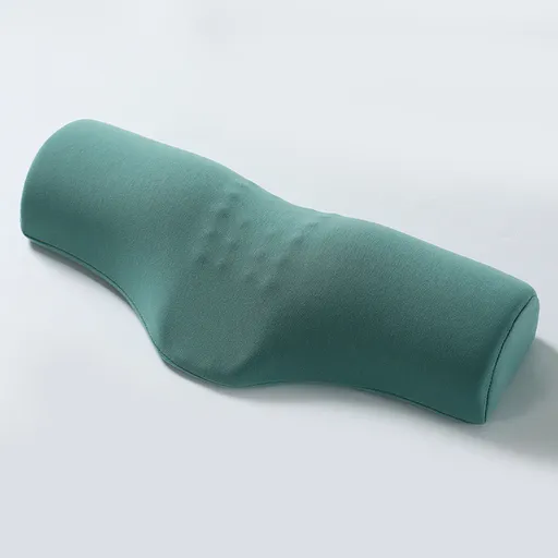 Green Cervical Support Pillow – Memory Foam Core with Ergonomic Design for Neck Pain Relief and Deep Sleep