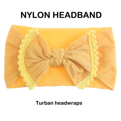 Headbands Hairbands Hair Bows Elastics Handmade Hair Accessories for Newborn Infant Toddlers Kids 3PCS