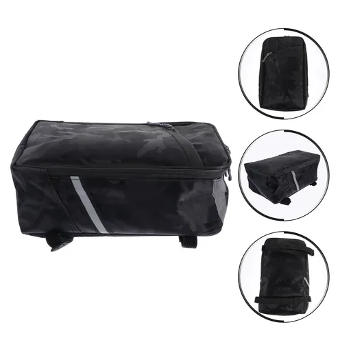 Worgeous Bike Pannier Cycling Mountain Seat Bag Tail Large Storage Woman Camouflage