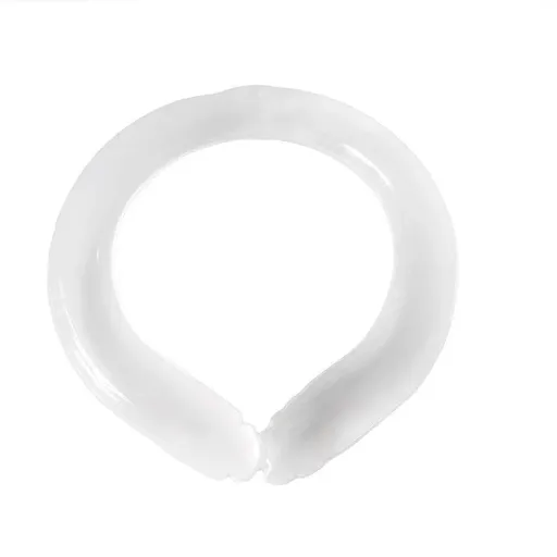 Cooling Ring Summer Supplies Cool Neck Collar Outdoor Sports Cool Ice Neckband - White