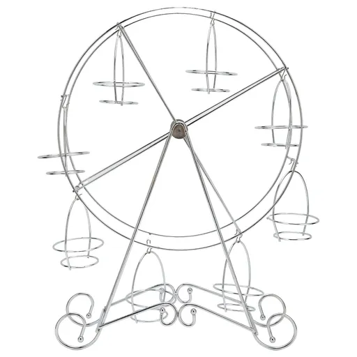 Ferris Wheel Cupcake Stand 8 Cups Dessert Carrier Display Holder for Restaurants Dessert Shops Theme Party