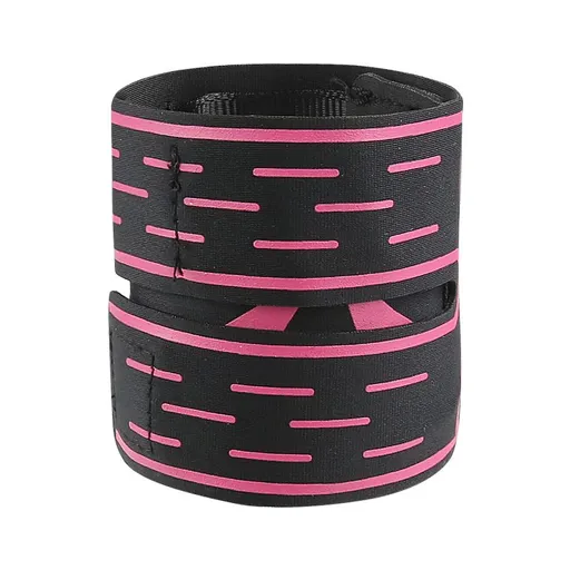 Compression Wrist Support Straps, Adjustable Wrist Wrap Brace for Gym, Tennis, Golf, Fitness & Sports Training - Pink
