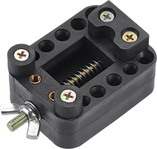 Watch Back Case Cover Remover Holder, Watch Repair Tool Adjustable 32mm PVC Black