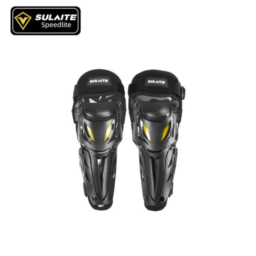 SULAITE Motorcycle Elbow Pads Motocross Arm Guards Hard Shell Protective Gear Quick Release Adjustable Strap for Dirt Bike Racing Black