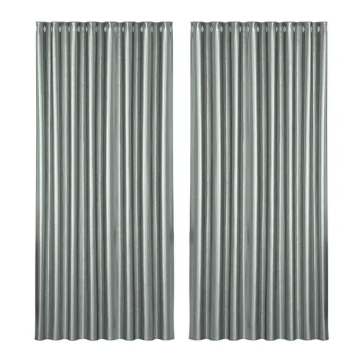 Artiss 2X Blockout Curtains Eyelet 300x230cm Grey Shine