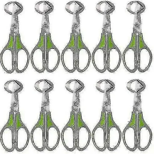 Stainless Steel Quail Egg Peeler Cutter Opener Tool, 10 pcs