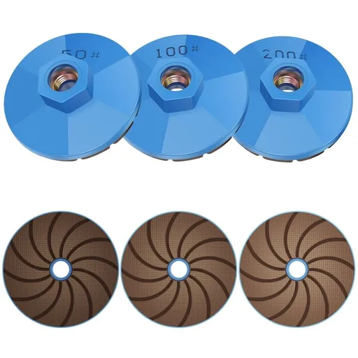 Diamond Polishing Pad 3 Pack Wet Dry Use for Tile Granite Concrete Stone