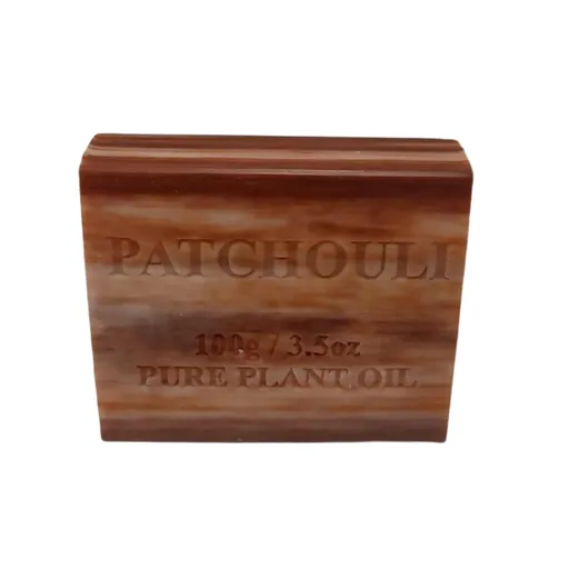 Orku 100x 100g Plant Oil Soap Patchouli Scent Natural Vegetable Bar