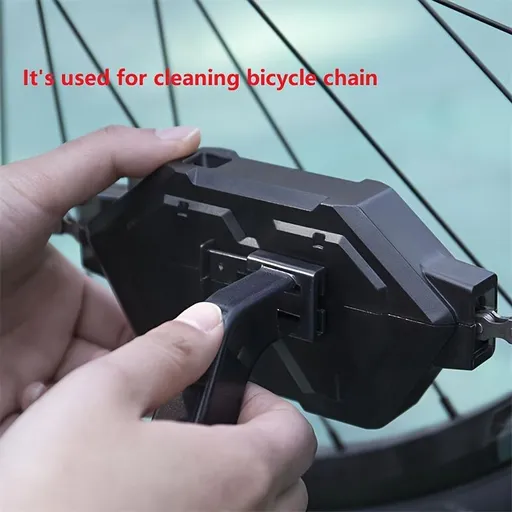 Bicycle Chain Cleaner Compact Design Easy to Use Black Blue