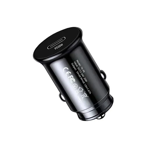 20W PD Mini Car Charger Center Black (without color box)