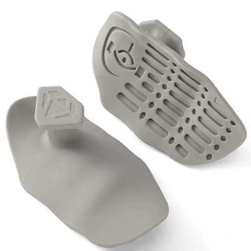 Silicone Fitness Palm Guards, Anti-Slip Lifting Palm Pads, Blister Prevention Grips (1 Pair)—Gray