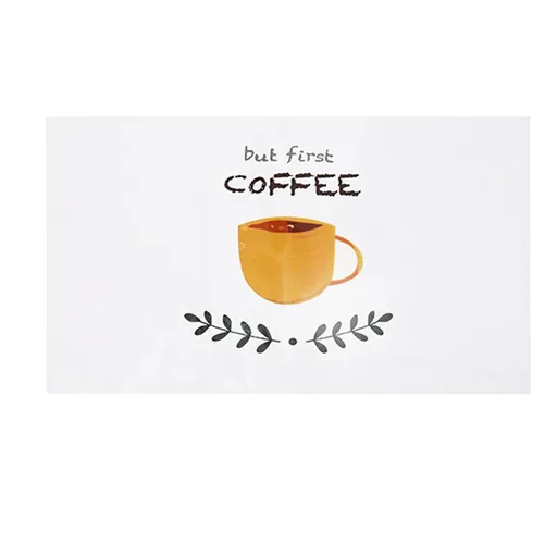 Cartoon and Transparent Self Adhesive Kitchen Oil Resistant Sticker Wall Tile Decals (Tea Cup)