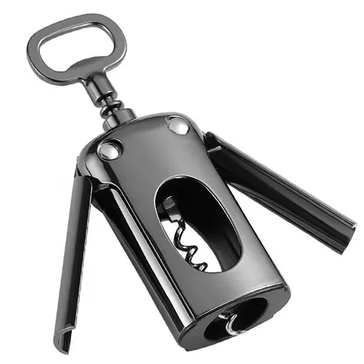 Premium Waiters Corkscrew, Wine Bottle Opener with Ergonomic Lever Pump, Compact Standing Vertical Design, High-Strength Drill