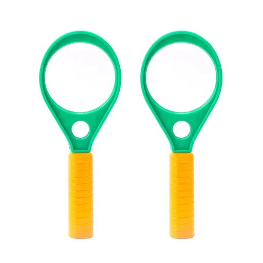 Children Holding Plastic Glass Cute Primary School Practical Stationery Classroom Observation School Supplies Magnifier-Children