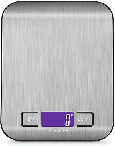 5KG Stainless Steel Digital Electronic Kitchen Scale Postal Scales 1g LCD Backlight Weight Black