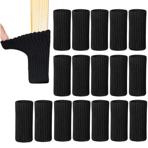 24PCS Chair Leg Protectors, Furniture Socks for Hardwood Floors High Elastic Chair Leg Protectors Non Slip Furniture Leg
