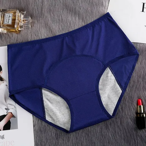 House Of Dasein Physiological Pants For Women Comfortable Mesh Anti Leakage Sanitary Triangular Underwear - Dark Blue - 4Xl
