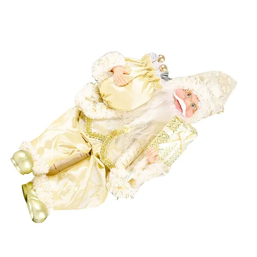 Santa Decoration Cute Image Santa Figurines Doll Toy Holiday Style Tabletop Santa Ornament for Party Home Desk Sitting Figure Present Model