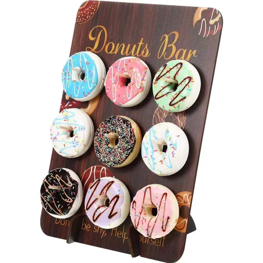 Donut Board | Creative Donut Display for Party | Donut Display Holder Birthday Holiday Decoration Pendant Stand Dessert Table