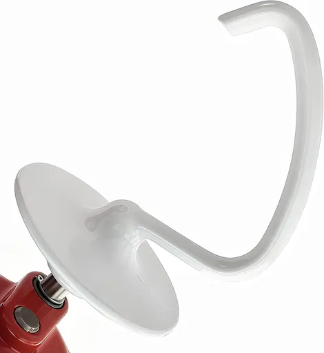 K45DH Dough Hook for KitchenAid 4.5–5 Quart Tilt-Head Stand Mixers, Coated C-Shaped Bread Hook Attachment, Replacement for K45 K45SS KSM90 KSM150, Kneads Pizza & Yeast Dough