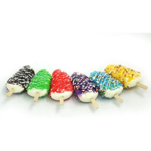 6Color Realistic Artificial Cake Assorted Mixed Fake Cake Model Home Staging Equipment Crafts Photography Props Home (Ice Cream)
