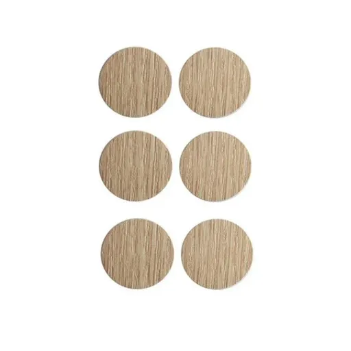 54 X Self Adhesive Decorative Screw Cover Caps Holes Cams Furniture Kitchen 20mm - PC 106