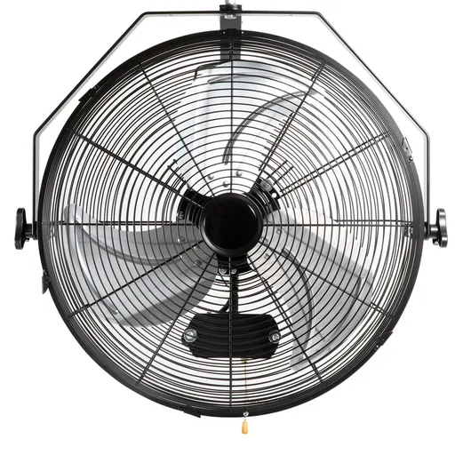Industrial Wall Mount Fan Waterproof Metal Fan 17.6'' 3 Speed Airflow