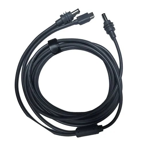2 in 1 Satellite Power Cable for Mini 18AWG PVC Water Resistant Satellite Power Supply Extension Cable Replacement for Indoor and Outdoor