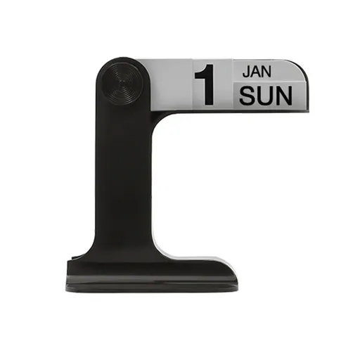 Creative Desktop Flip Calendar Table Calendar For Living Room Office Decorative - Black