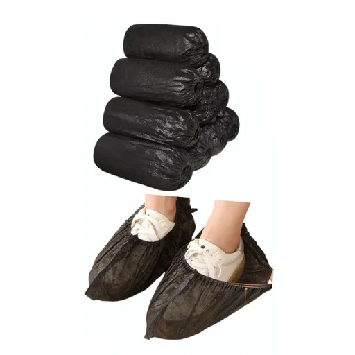 Disposable Shoe Covers,Black,100Pcs (50 Pairs)