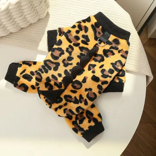 shine Pet Four Legged Clothing Polyester Cotton 497 four-legged black panther dinosaur S back length 25cm