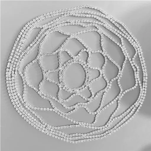 Fashionable mesh headpieces, hair accessories, bridal wedding crystals, forehead chains, jewelry, exquisite head accessories
