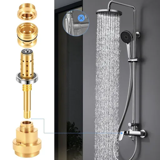 Valve Rebuild Kit Easy Installation Repairs and Avoids Leaks in Bathtubs or Shower Systems Premium Brass for Replacement