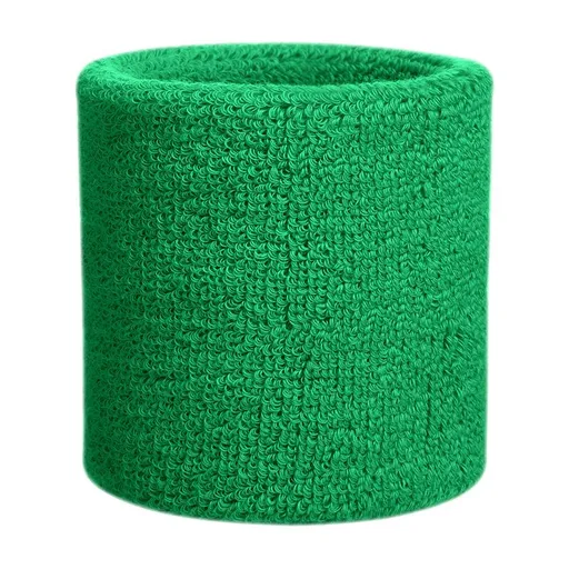 OEM Wrist Sweatband Polyester Sports Towel SW101 Green