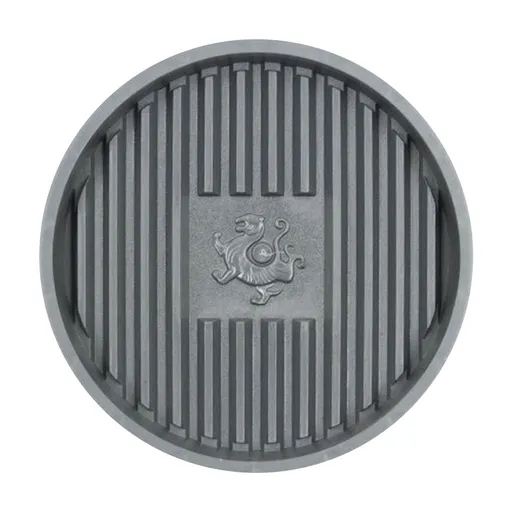 10 Inch Plant Saucer Tray,Decorative Flower Pot Drip Tray, Non-Slip Water Catch Basin for Indoor/Outdoor Potted Plants - Leak Proof Plant Mat for Furniture Protection Gray