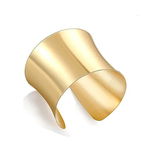 Cuff Bangle Bracelet for Women Open Wide Wire Bracelets Gold Wrist Cuff Wrap Bracelet High Quality and Affordable Price