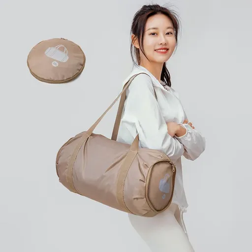 Guest Folding Gym Bag Travel Storage Organizer Khaki