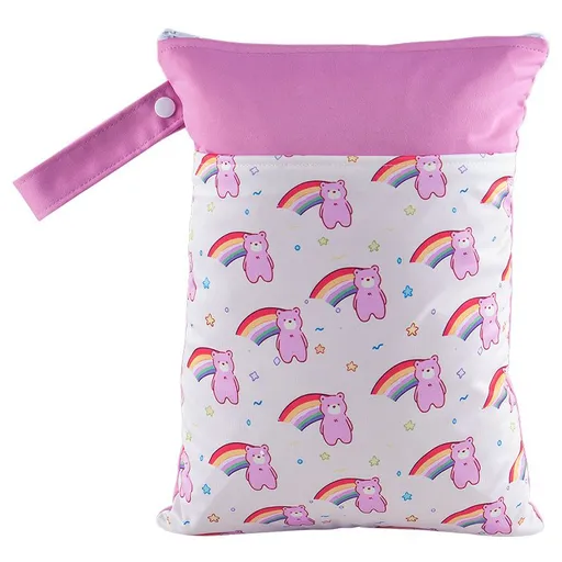 Cartoon Storage Hanging Bag Travel Dry Wet Separation STDW12 25cm*35cm (double zipper)