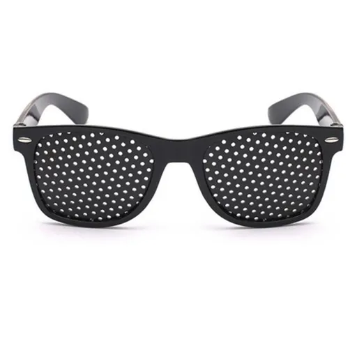 Oval Sunglasses Women Shade Vintage Retro Sun Glasses UV400 Black pinhole glasses Eye protection glasses