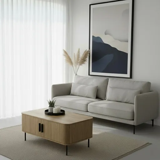 Florence 2 Door Coffee Table Oak
