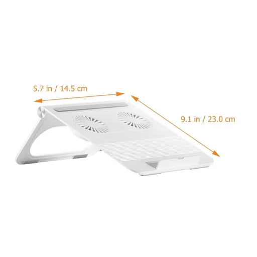 Back to School Laptop Stands for Desks White ABS Multipurpose 1Pack for Professionals