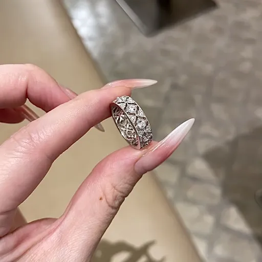 JZ1058 Irregular Plain | Retro Silver Irregular Open Ring | Halloween Unique Personality Gift | Fade Resistant Adjustable Asymmetric Niche Women's Finger Ring